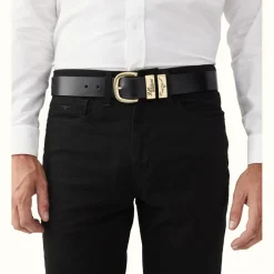 Women R.M. Williams 1 1/2" 3 Piece Solid Hide Belt