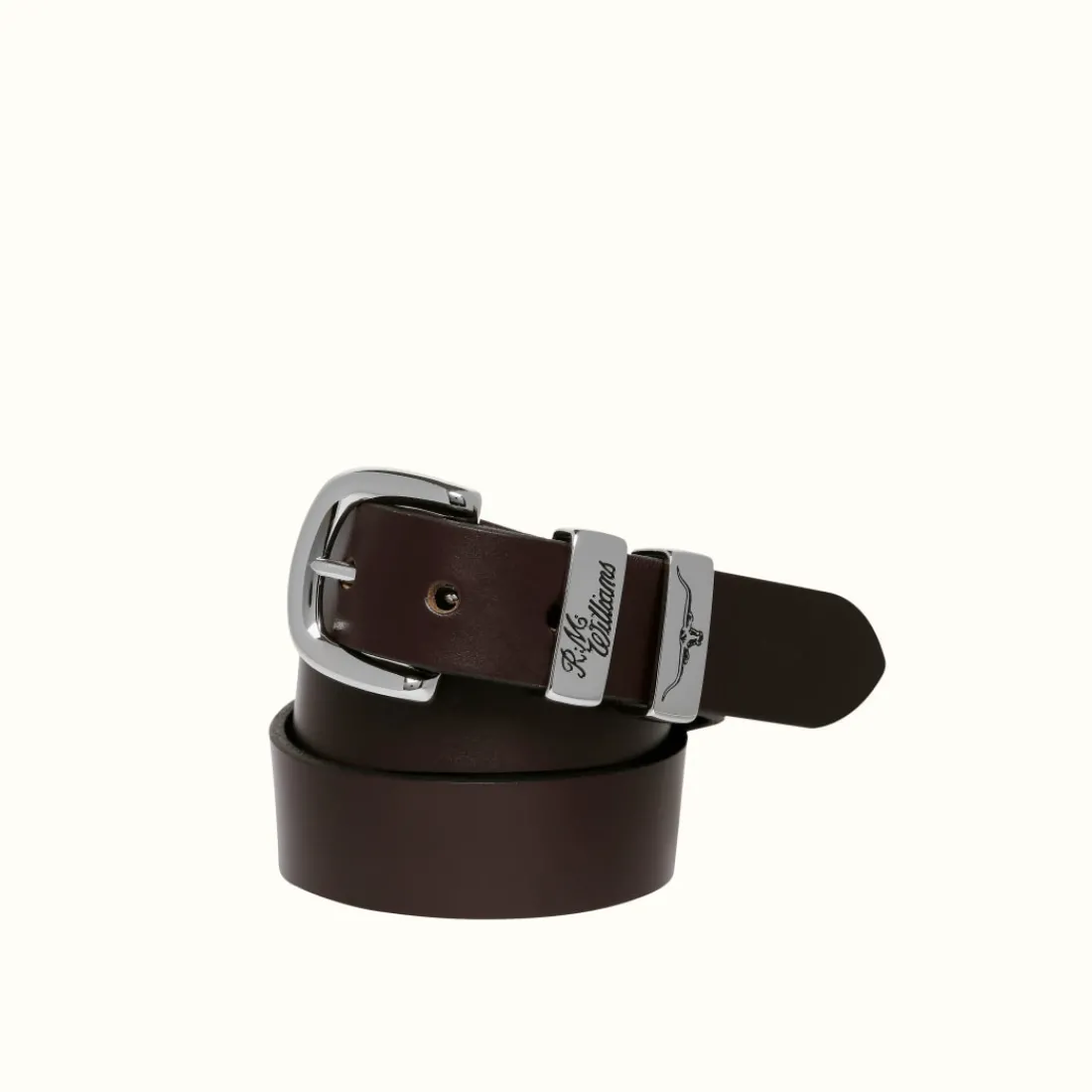 Women R.M. Williams 1 1/4" 3 Piece Solid Hide Belt