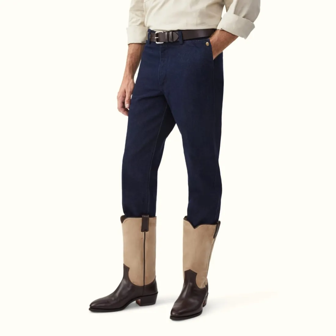 Men R.M. Williams Bronc Top Boot