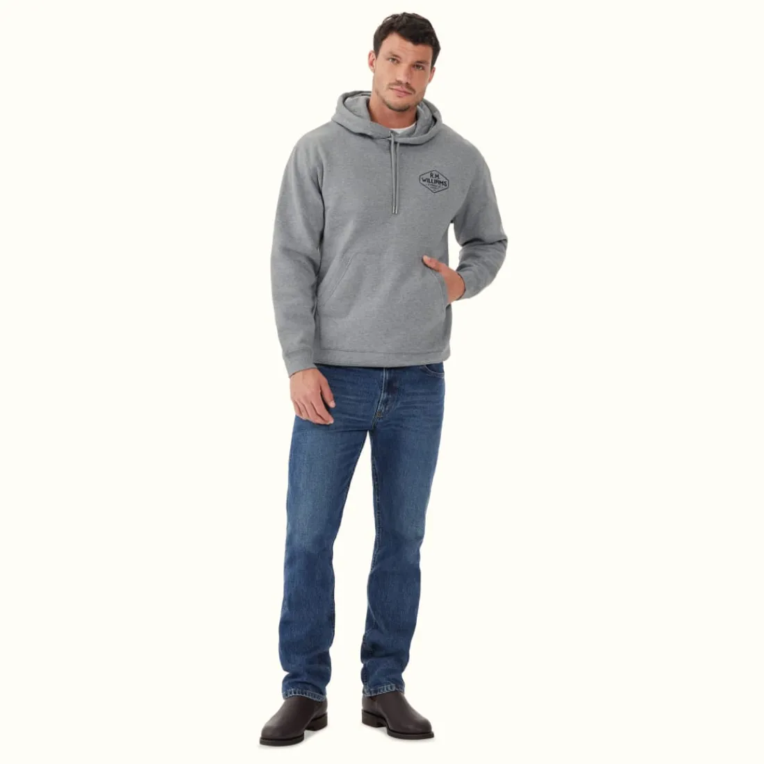 Men R.M. Williams Majura Hooded Sweatshirt