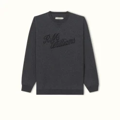 Men R.M. Williams R.M.W Script Crew Neck