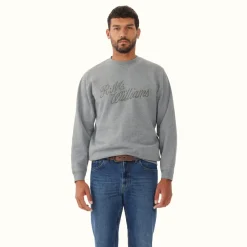 Men R.M. Williams R.M.W Script Crew Neck