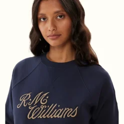 Women R.M. Williams R.M.W Script Crew Neck Sweater