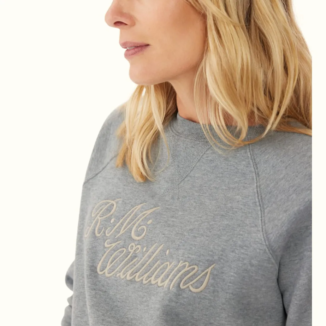 Women R.M. Williams R.M.W Script Crew Neck Sweater