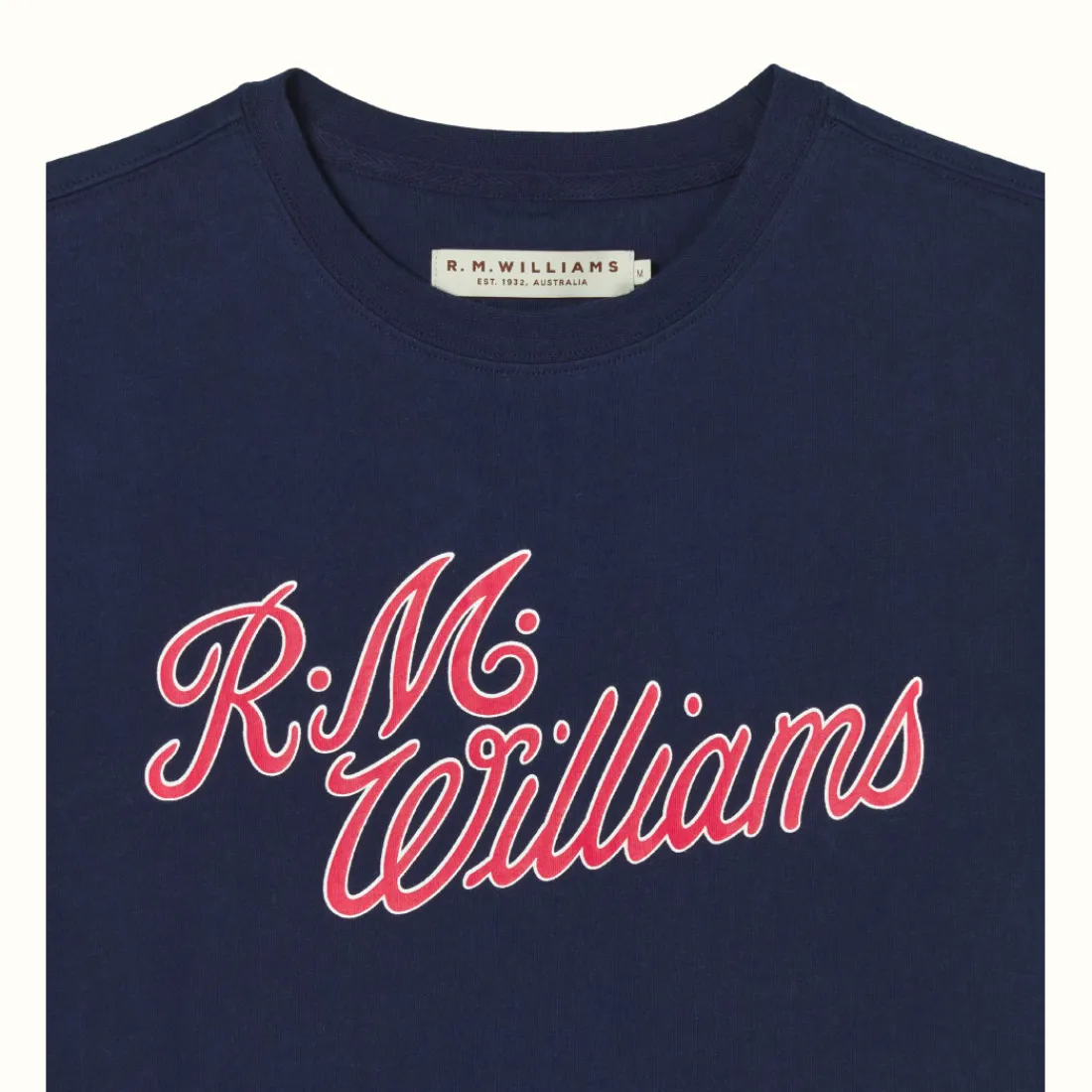 Men R.M. Williams R.M.W Script T-Shirt