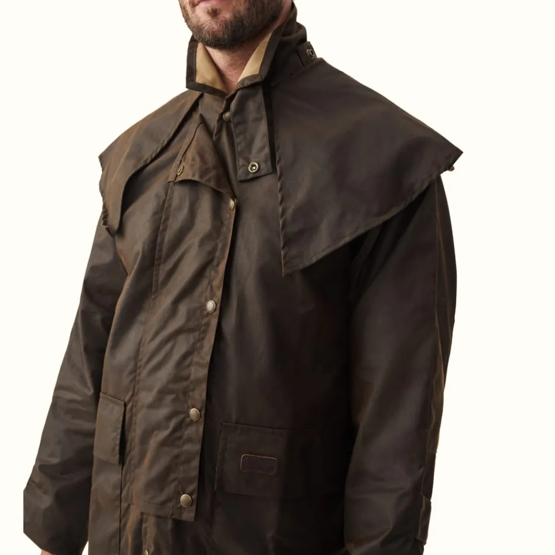 Men R.M. Williams Rouseabout Coat