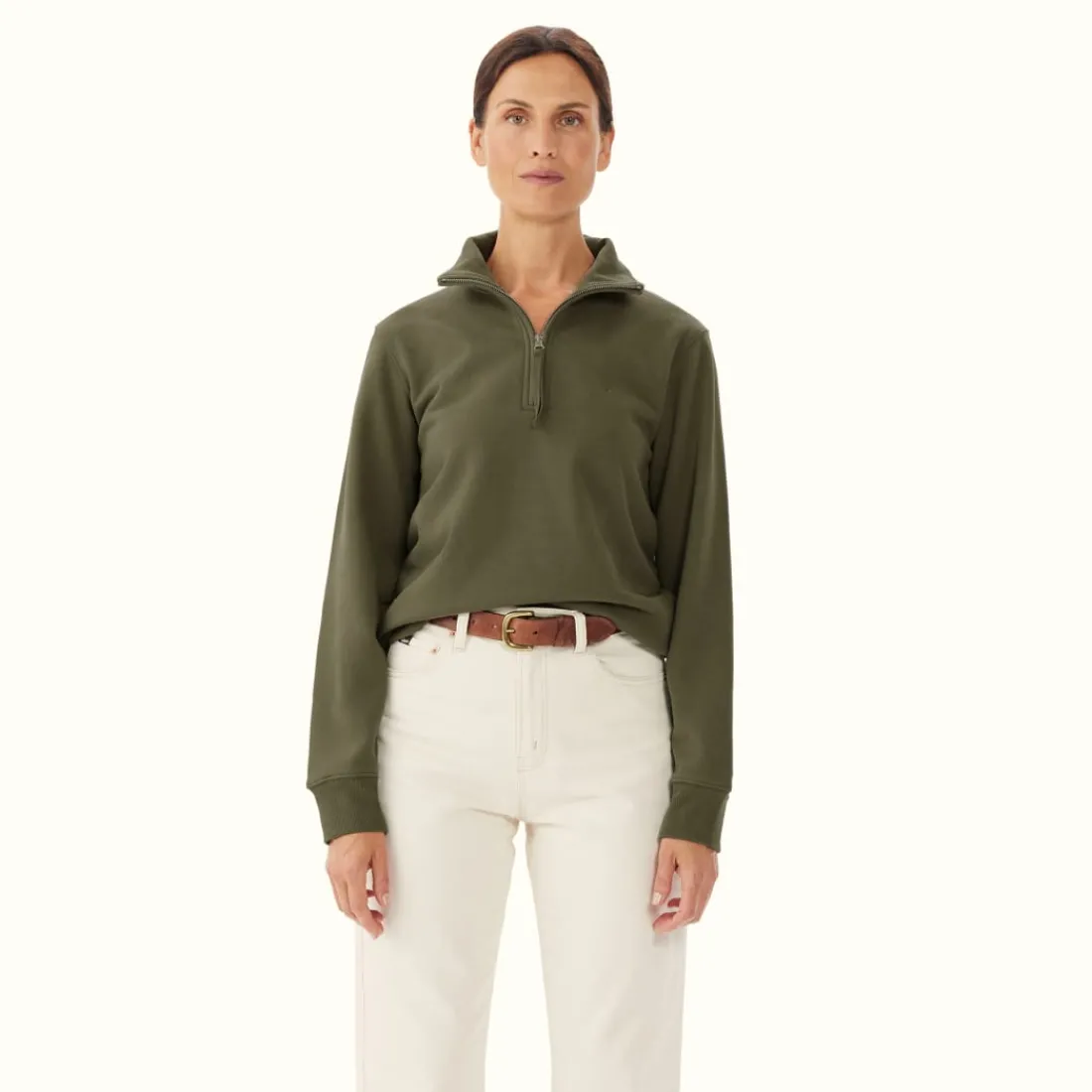 Women R.M. Williams Trickett Zip Neck Sweatshirt