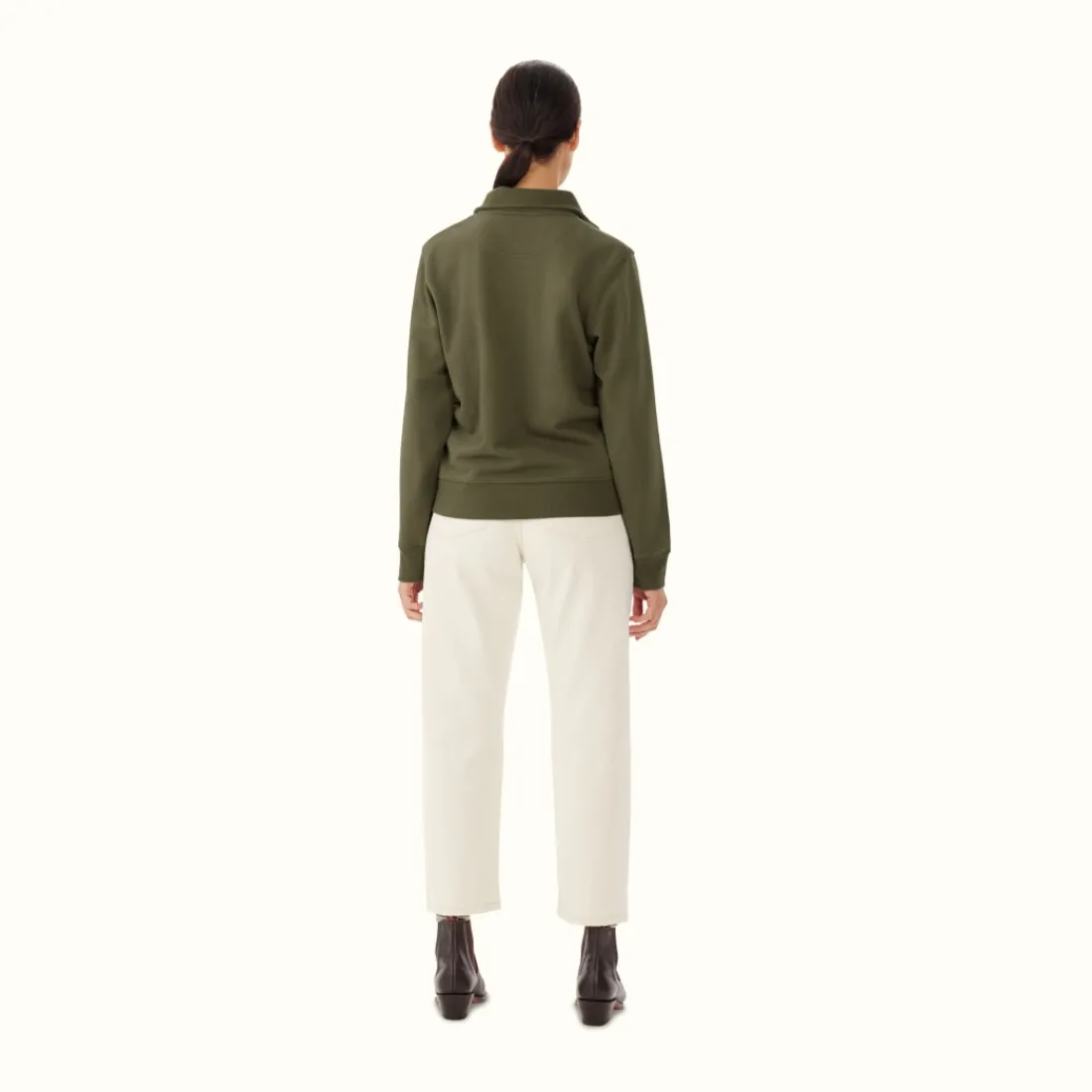 Women R.M. Williams Trickett Zip Neck Sweatshirt